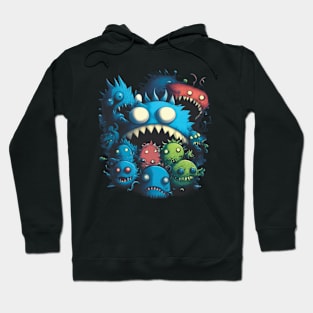 sleeping monster 6 Hoodie